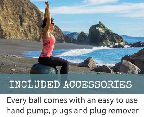  Exercise Ball Hand Pump Fitness Yoga Ball Air Pump