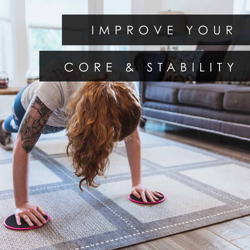 Core Workout Sliders (Set of Two) - Live Infinitely