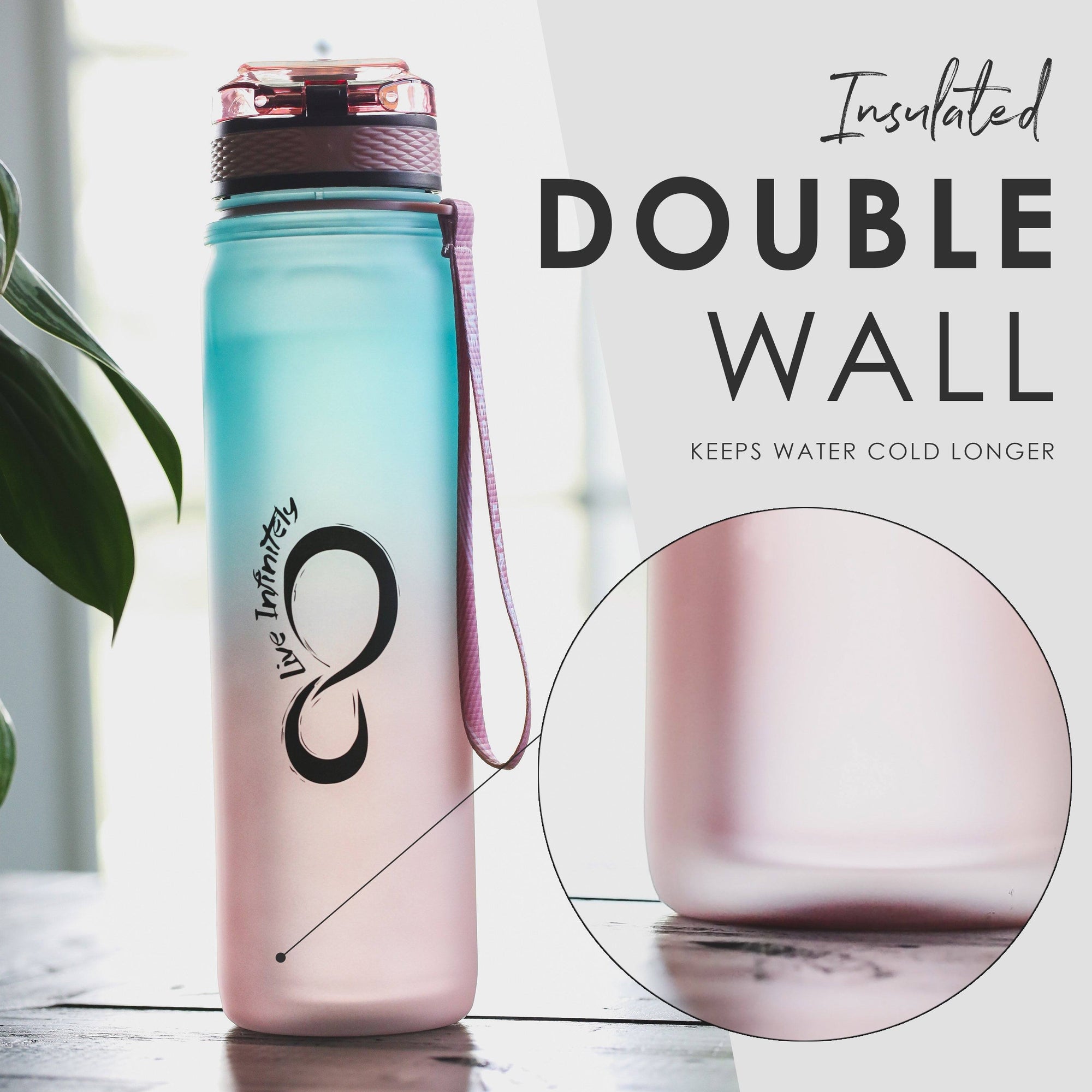 Initial Ombre Water Bottle - M