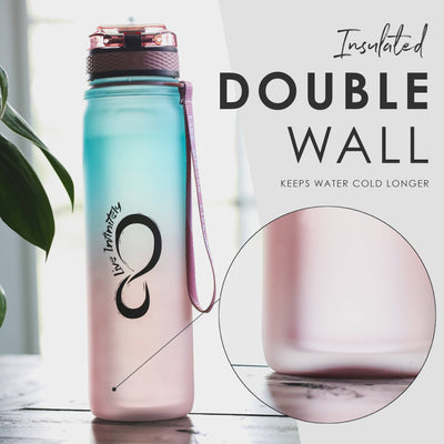 BYO Multifunction Bottle Stainless Steel Double Wall Ombre 24oz