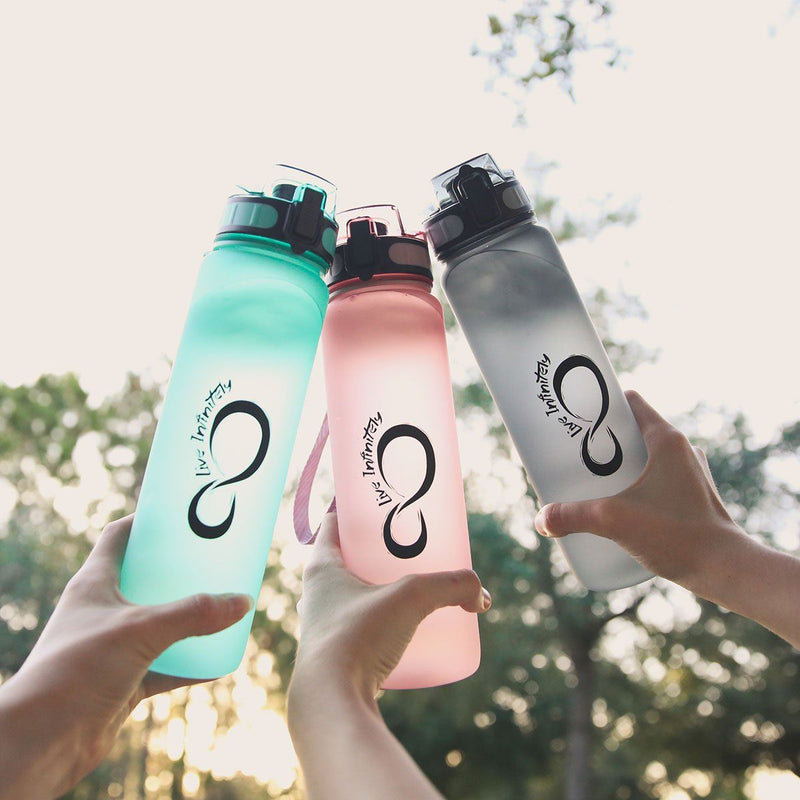 Live Infinitely 24 oz Insulated Water Bottle for Women - Cute Gym Water  Bottles with Timed Marks 